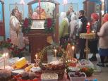 В Пасхальную ночь с 15 на 16 апреля настоятель храма в честь Рождества Пресвятой Богородицы с. Хохлома совершил Пасхальную Заутреню и Божественную Литургию