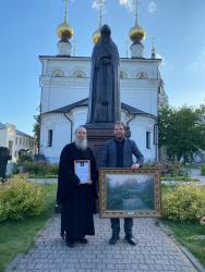 В Центре православной культуры имени Александра Невского завершила работу выставка живописи Протоиерея Петра Кочанова