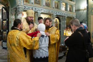 В Неделю 21-ю по Пятидесятнице епископ Городецкий и Ветлужский Парамон совершил Божественную литургию в Городецком Феодоровском мужском монастыре