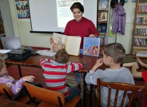 Православный час для дошкольников в Большерудкинской сельской библиотеке