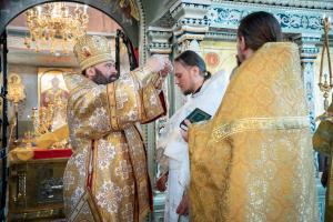 В день празднования первоверховных апостолов Петра и Павла епископ Городецкий и Ветлужский Парамон совершил Божественную литургию в Городецком Феодоровском мужском монастыре