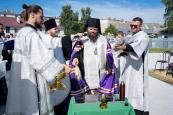 Епископ Городецкий и Ветлужский Парамон совершил чин основания храма святителя Николая Чудотворца в г. Городец