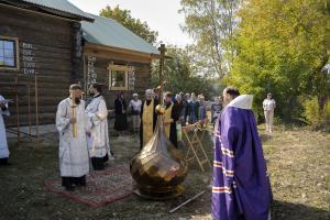 Епископ Городецкий и Ветлужский Парамон совершил чин основания храма святителя Тихона Патриарха Всероссийского в п. Восход Варнавинского муниципального округа