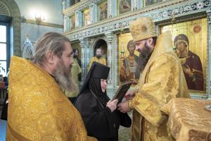 Епископ Городецкий и Ветлужский Парамон совершил Божественную литургию в Городецком Феодоровском мужском монастыре