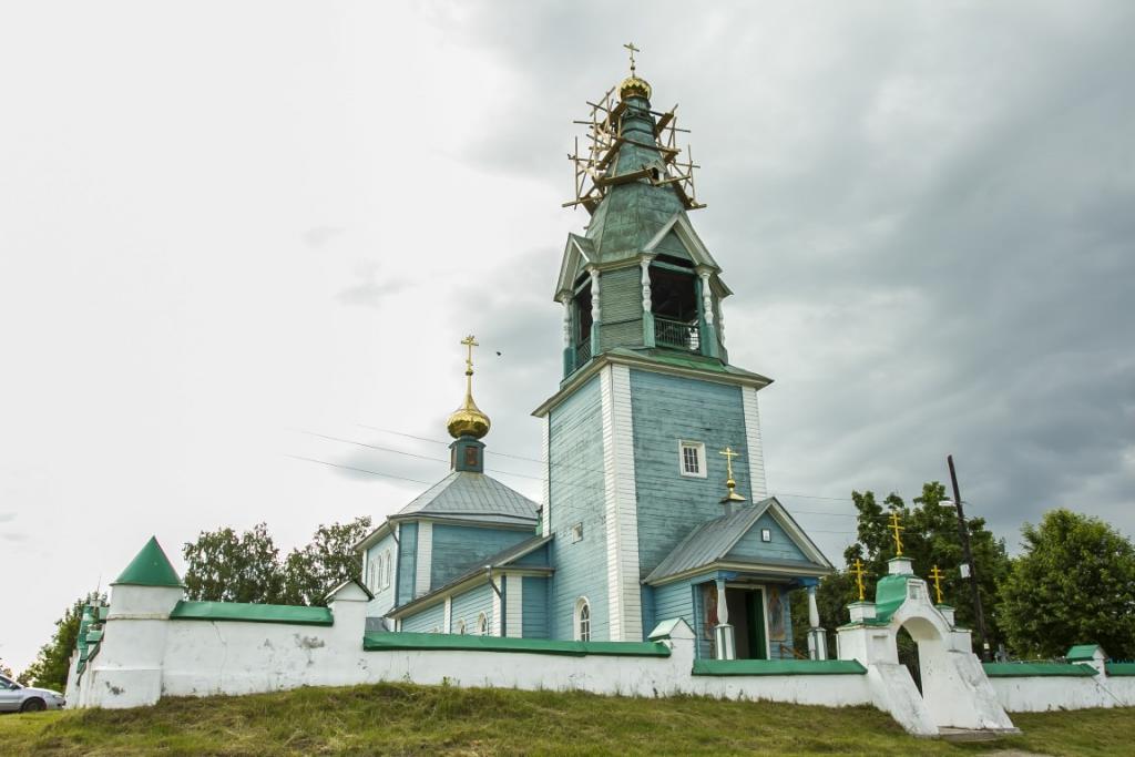 Городец Покровская Церковь танк