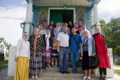 Воспитанники воскресной школы при храме Архангела Михаила (г.Городец)  посетили храм в селе Подолец, в рамках урока краеведения.