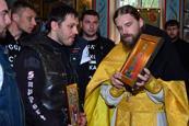 Городецкий Феодоровский мужской монастырь посетила группа байкеров которые совершают паломничество «Русский путь».