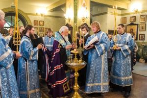 Епископ Августин совершил всенощное бдение в праздник Благовещения Пресвятой Богородицы.