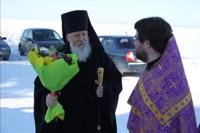 Епископ Августин отслужил Литургию Преждеосвященных Даров в поселке Сокольское