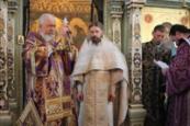 Епископ Городецкий и Ветлужский Августин возглавил Литургию свт. Василия Великого