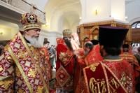 Митрополит Георгий возглавил Божественную литургию в Спасо-Преображенском соборе Нижнего Новгорода