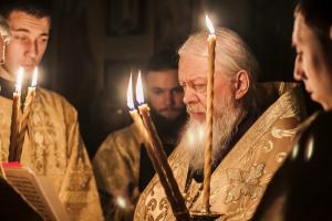 Вечерним Богослужением начались дни памяти Александра Невского в Городецком Феодоровском мужском монастыре.