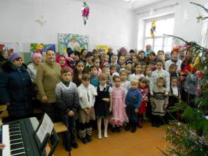 Воспитанники воскресной школы Сокольского благочиния выступили в Доме милосердия с концертом «Рождество Христово»