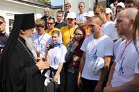 В неделю 6-ю по пятидесятнице, в Феодоровском соборе Городецкого монастыря состоялось архиерейское богослужение