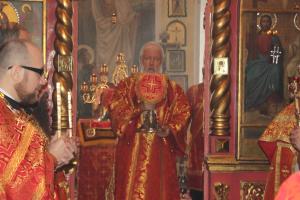 В День Антипасхи епископ Августин совершил  Божественную литургию в храме вмц. Екатерины г. Ветлуга