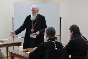 Началась первая сессия для второго потока духовенства в Православном Институте Квалификационных Инноваций имени архимандрита Петра Каменского