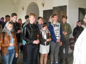 В поселке Тоншаево был совершен молебен перед сдачей экзаменов для учащихся образовательных учреждений района
