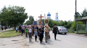Традиционный Крестный ход "Городец-Дивеево" начался в Городецкой епархии.