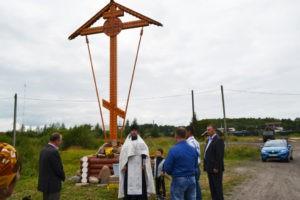 В посёлке Черёмушки Варнавинского района освящён Поклонный крест