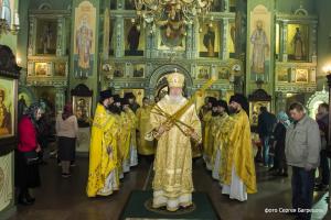 Епископ Августин совершил Божественную литургию в день памяти Собора Нижегородских святых