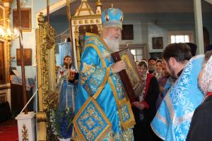 Епископ Августин совершил Божественную литургию в день престольного праздника в селе Светлое Семеновского округа