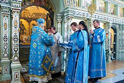 Епископ Городецкий и Ветлужский Августин совершил всенощное бдение и Божественную литургию в праздник Успения Божией Матери