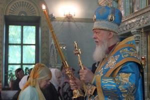 Епископ Августин совершил воскресную Божественную литургию в Городецком Феодоровском мужском монастыре
