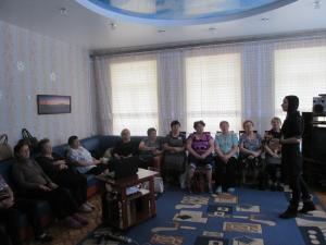Тематическая встреча с пенсионерами в Ковернино