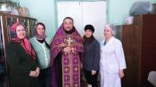 Таинство соборования в женской консультации города Заволжья