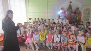 Пасхальная встреча с дошкольниками в Заволжье