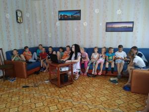 Тематическая встреча с детьми в Ковернино