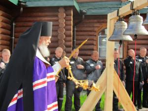 Епископ Городецкий и Ветлужский Августин совершил Чин освящения колоколов в ФКУ ИК-4 поселка Буреполом