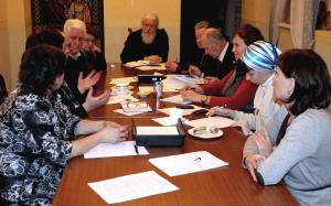  Встреча у епископа Августина по вопросам исторического краеведения Городца.