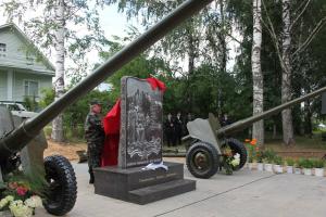 Открытие памятника участникам боевых действий в Ветлуге