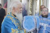 Епископ Городецкий и Ветлужский Августин совершил Божественную литургию в храме Покрова Пресвятой Богородицы города Шахуньи