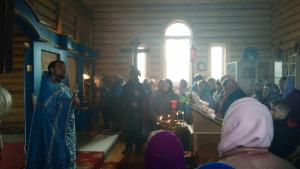 Престольный праздник в храме Покрова Божией Матери деревни Хахалы Семеновского благочиния