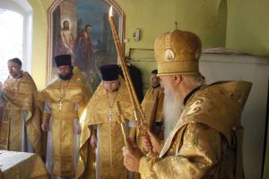 Епископ Городецкий и Ветлужский Августин совершил Божественную литургию в селе Цыкино Сокольского благочиния