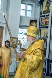 Епископ Городецкий и Ветлужский Августин совершил Божественную литургию в храме иконы Божией Матери «Всех скорбящих Радость» поселка Сокольское