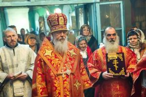 Епископ Августин совершил Божественную литургию в храме Преображения Господня села Подолец Городецкого благочиния