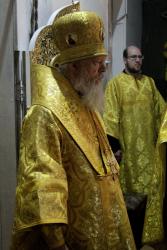 В Покровском храме Городца епископ Августин возглавил Божественную литургию
