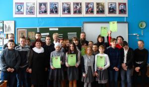 Просветительское занятие в Гарской школе Сокольского района