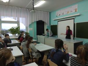 Тематическая встреча со школьниками в Ковернино