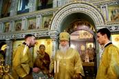 Епископ Городецкий и Ветлужский Августин совершил Божественную литургию в Городецком Феодоровском мужском монастыре