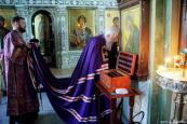 В Великий Четверток епископ Августин совершил литургию в кафедральном соборе Городца