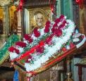 Вечером Светлого Христова Воскресения епископ Августин совершил богослужение в кафедральном соборе иконы Божией Матери Феодоровская