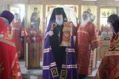 Епископ Городецкий и Ветлужский Августин совершил Божественную литургию в храме ФКУ ИК-1 поселка Сухобезводное