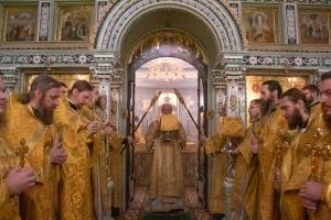 Епископ Городецкий и Ветлужский Августин возглавил Божественную литургию в Городецком Феодоровском мужском монастыре