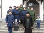 В Городецком Феодоровском мужском монастыре прошла экскурсия для военнослужащих