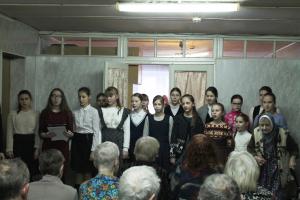 Святочный концерт в Семеновском доме-интернате для престарелых и инвалидов