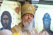 Епископ Городецкий и Ветлужский Августин совершил Божественную литургию в кафедральном соборе иконы Божией Матери Феодоровская 